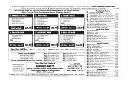 1) Use a separate Picture Day Order Form for each person