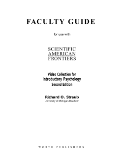 FAC U L TY GUIDE - Macmillan Learning