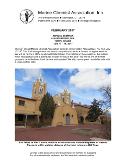 MCA News Winter 2017 - Marine Chemist Association