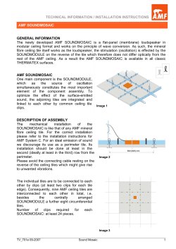 pdfAMF SoundMosaic - Potter Interior Systems