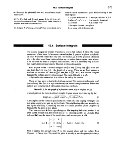 15.4 Surface Integrals