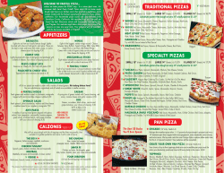 calzones salads appetizers appetizers traditional