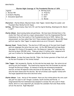 1876 and the election