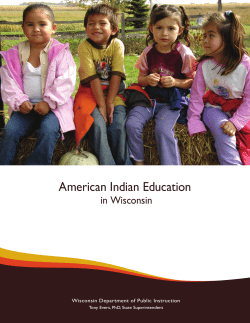 American Indian Education in Wisonsin