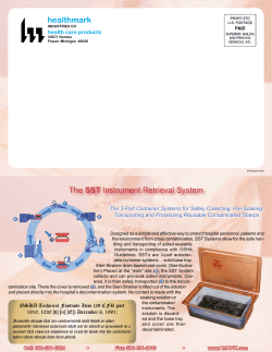 SST Mailer - Healthmark Industries