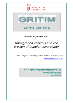 Immigration controls and the erosion of popular sovereignty