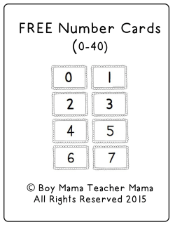 numbers 20-40 - Boy Mama Teacher Mama