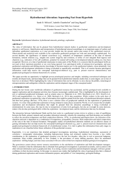 Hydrothermal Alteration: Separating Fact from Hyperbole