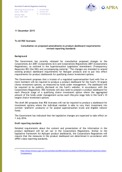 letter - Australian Prudential Regulation Authority