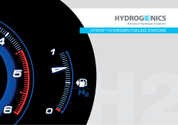 hystat&reg; hydrogen fueling stations