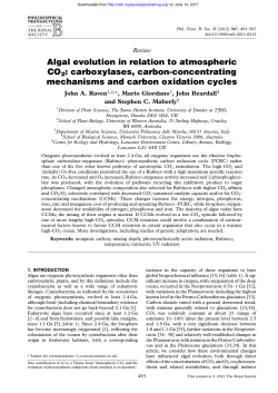 Print - Philosophical Transactions of the Royal Society B