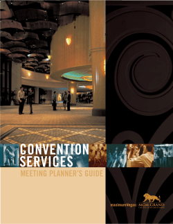 convention services - MGM Resorts International