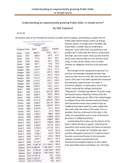 Understanding an exponentially growing Public