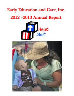 2012-2013 Head Start Annual Report