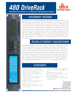 Drive Rack 480T