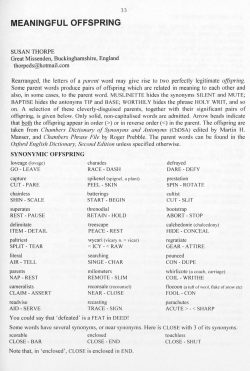 Meaningful Offspring - Digital Commons @ Butler University