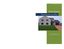 USAG Benelux Housing Service Office