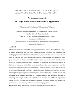 Performance Analysis on Graph Based Information Retrieval