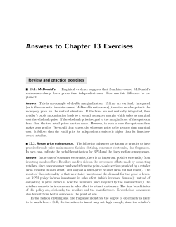 Answers to Chapter 13 Exercises