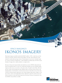 Ikonos Brochure - DHI-GRAS