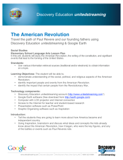 The American Revolution