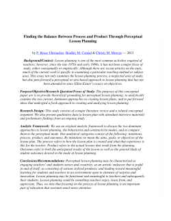 Finding the Balance Between Process and Product Through