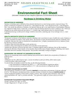 Hardness - Nelson Analytical