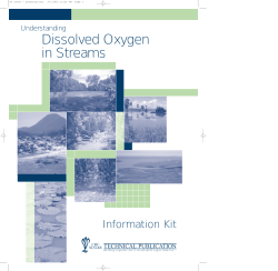 Dissolved Oxygen in Streams