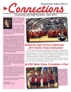 Neenah High School Celebrates 2014 Senior Class Graduation