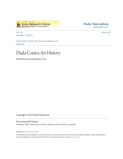 Dada Contra Art History