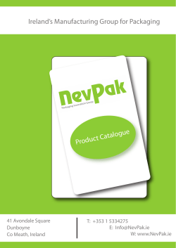 Ireland`s Manufacturing Group for Packaging