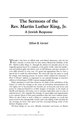 The Sermons of the Rev. Martin Luther King, Jr.