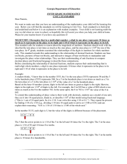 Unit 2 - Georgia Standards