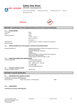 ARGON, Compressed