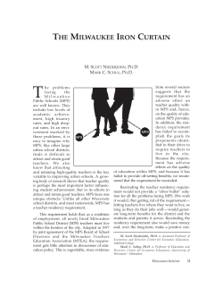 The Milwaukee Iron Curtain - Wisconsin Policy Research Institute
