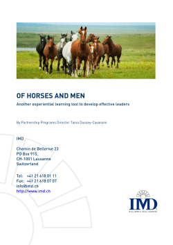 of horses and men - Grow with horses