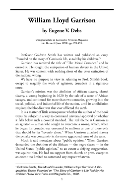 William Lloyd Garrison