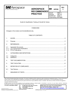 aerospace recommended practice
