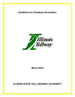 Guidelines for Roadway Illumination March 2016 ILLINOIS STATE