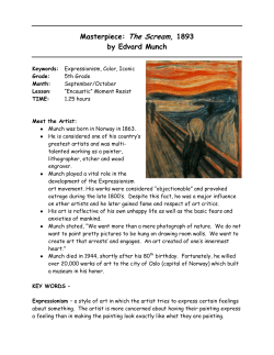 Masterpiece: The Scream, 1893 by Edvard Munch