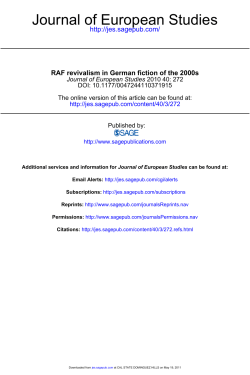 Journal of European Studies