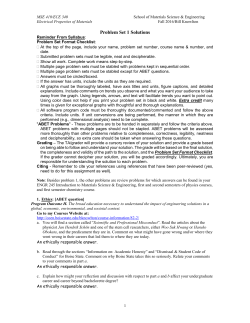 Problem Set 1 Solutions - Boise State, College of Engineering