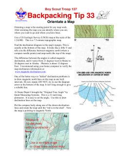 Orientate a Map - Troops 127 and 722