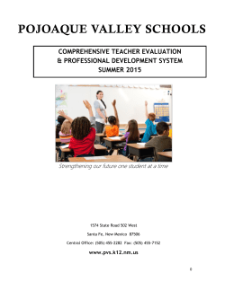 ACE Strategy - Pojoaque Valley Schools