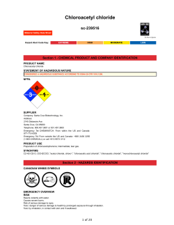Chloroacetyl chloride - Santa Cruz Biotechnology