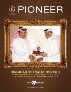 The Pioneer - August 2011