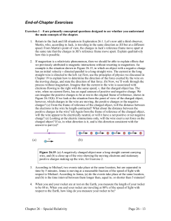 Chapter 26: Problems