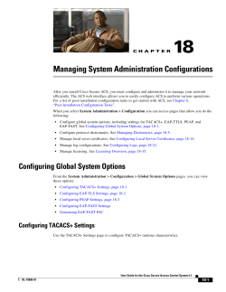 18 Managing System Administration Configurations