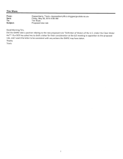 Executive Director`s Report - George Washington Regional