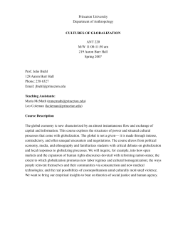 2007 Cultures of Globalziation .pages